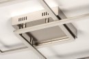 Plafondlamp 73568: sale, modern, staal rvs, metaal #8