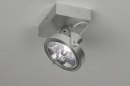 Spot 73572: modern, aluminium, geschuurd aluminium, aluminium #1