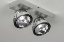 Spot 73573: modern, aluminium, geschuurd aluminium, aluminium #1