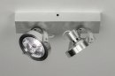 Spot 73573: modern, aluminium, geschuurd aluminium, aluminium #2