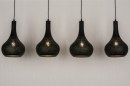 Hanglamp 73604: landelijk, modern, metaal, zwart #6