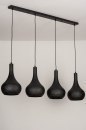 Hanglamp 73604: landelijk, modern, metaal, zwart #7