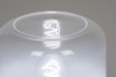 Foto 73630-4: Frisse, witte tafellamp van glas uitgevoerd in de kleur wit, geschikt voor led.