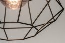 Plafondlamp 73633: modern, retro, metaal, zwart #4