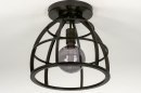 Plafondlamp 73655: industrieel, landelijk, modern, stoer #5