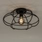 Plafondlamp 73657: industrieel, modern, metaal, zwart #10