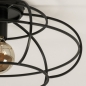 Plafondlamp 73657: industrieel, modern, metaal, zwart #12