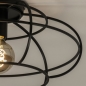 Plafondlamp 73657: industrieel, modern, metaal, zwart #13