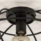 Plafondlamp 73657: industrieel, modern, metaal, zwart #15