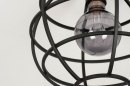Plafondlamp 73658: industrieel, modern, metaal, zwart #5