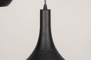 Hanglamp 73662: modern, eigentijds klassiek, metaal, zwart #10