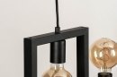 Hanglamp 73697: industrieel, modern, metaal, zwart #10