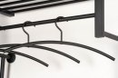 Garderobe 73705: modern, Metall, schwarz, matt #2
