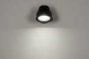 Foto 73738-3 onderaanzicht: Sfeervolle, zwarte buitenlamp gemaakt van hoogwaardig aluminium voor een zeer scherpe prijs.