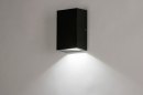 Wandlamp 73742: design, modern, aluminium, zwart #1