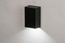 Wandlamp 73742: design, modern, aluminium, zwart #2