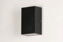Wandlamp 73742: design, modern, aluminium, zwart #4