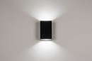 Wandlamp 73743: design, modern, aluminium, zwart #2