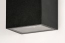 Wandlamp 73743: design, modern, aluminium, zwart #5
