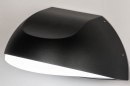 Foto 73750-8: Zwarte wandlamp voor buiten met led verlichting