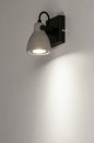 Foto 73797-11: Stoere spot van beton geschikt voor vervangbaar led.