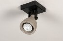 Foto 73797-6: Stoere spot van beton geschikt voor vervangbaar led.