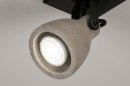 Foto 73797-7: Stoere spot van beton geschikt voor vervangbaar led.