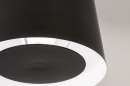 Foto 73809-2: Moderne Deckenleuchte in mattem Schwarz, für LED geeignet 