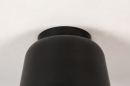 Foto 73809-4 detailfoto: Kleine plafondlamp van metaal in het zwart