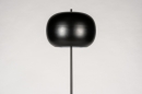 Stehleuchte 73813: modern, Retro, Metall, schwarz #4
