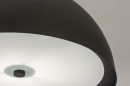 Foto 73821-2: Moderne, plafondlamp in een trendy mat zwarte kleur! 