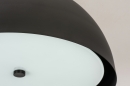 Foto 73821-3: Moderne, plafondlamp in een trendy mat zwarte kleur! 