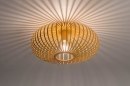 Plafondlamp 73837: modern, retro, metaal, geel #1