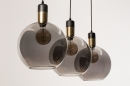 Hanglamp 73847: modern, eigentijds klassiek, art deco, glas #21