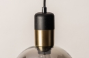Hanglamp 73849: modern, retro, glas, zwart #25