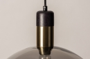Hanglamp 73851: modern, retro, glas, zwart #16