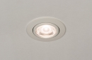 Foto 73870-4: Mattweißer Einbaustrahler inklusive dimmen bis warmes Licht und einstellbarer Abstrahlwinkel