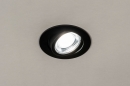 Foto 73871-3: Mattschwarzer Einbaustrahler inklusive dimmen bis warmes Licht und einstellbarer Abstrahlwinkel