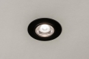 Foto 73871-4: Mattschwarzer Einbaustrahler inklusive dimmen bis warmes Licht und einstellbarer Abstrahlwinkel