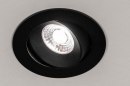 Foto 73879-10: Moderner Einbaustrahler mit dimmbarem LED, bei dem die Lichtfarbe dimmt.