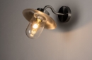 Wandlamp 73892: landelijk, modern, eigentijds klassiek, glas #1