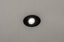 Inbouwspot 73900: design, modern, aluminium, zwart #1