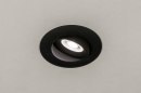Inbouwspot 73900: design, modern, aluminium, zwart #2