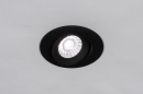 Inbouwspot 73902: design, modern, aluminium, zwart #12