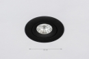Inbouwspot 73902: design, modern, aluminium, zwart #21