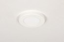 Plafondlamp 73930: modern, kunststof, wit, mat #2