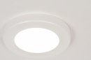 Plafondlamp 73930: modern, kunststof, wit, mat #3