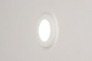 Plafondlamp 73930: modern, kunststof, wit, mat #5