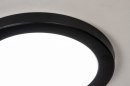 Plafondlamp 73933: modern, kunststof, zwart, mat #3