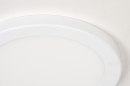Plafondlamp 73934: modern, kunststof, wit, mat #4